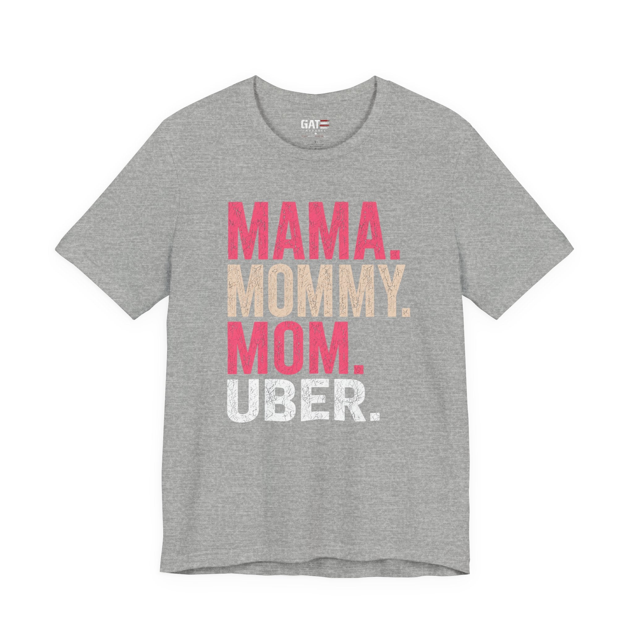 Mama Mommy Mom Uber Shirt, Funny Mom Life Tee, Trendy Mother Graphic T Shirt, Gen Alpha Mom Gift, Cute Mother's Day Shirt