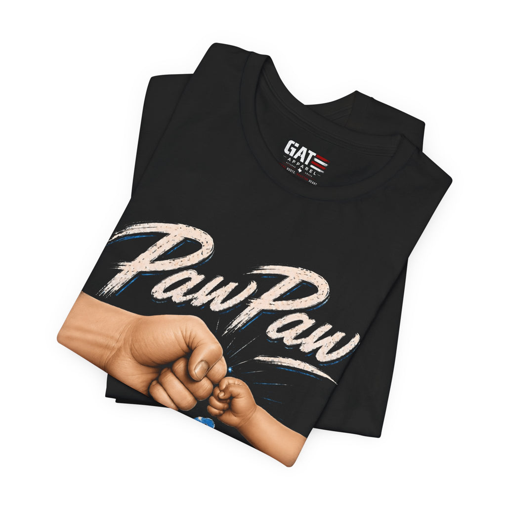 PawPaw Life Style 4 fist bump T-Shirt | Grandfather Papa family tee