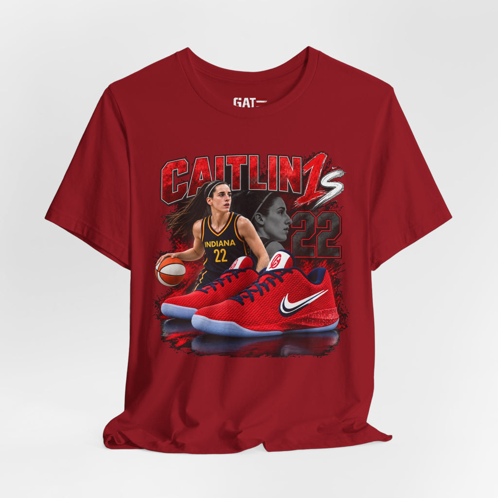 Caitlin Clark Caitlin 1s USA Reds Sneaker Shirt