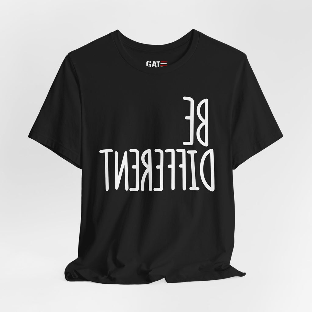 Be Different Upside Down Lettering Graphic T-Shirt - product image 17