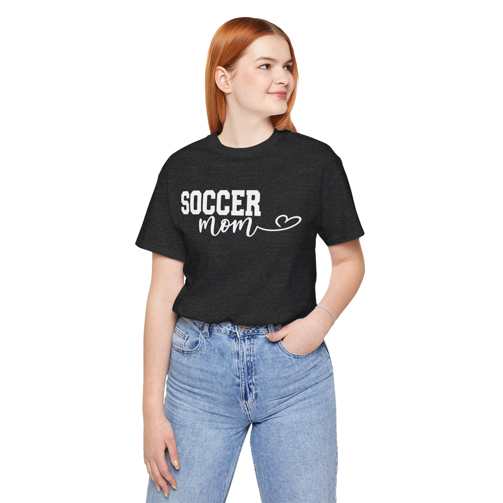 Soccer Mom Tee — Personalized Back Number & Name Soccer Shirt