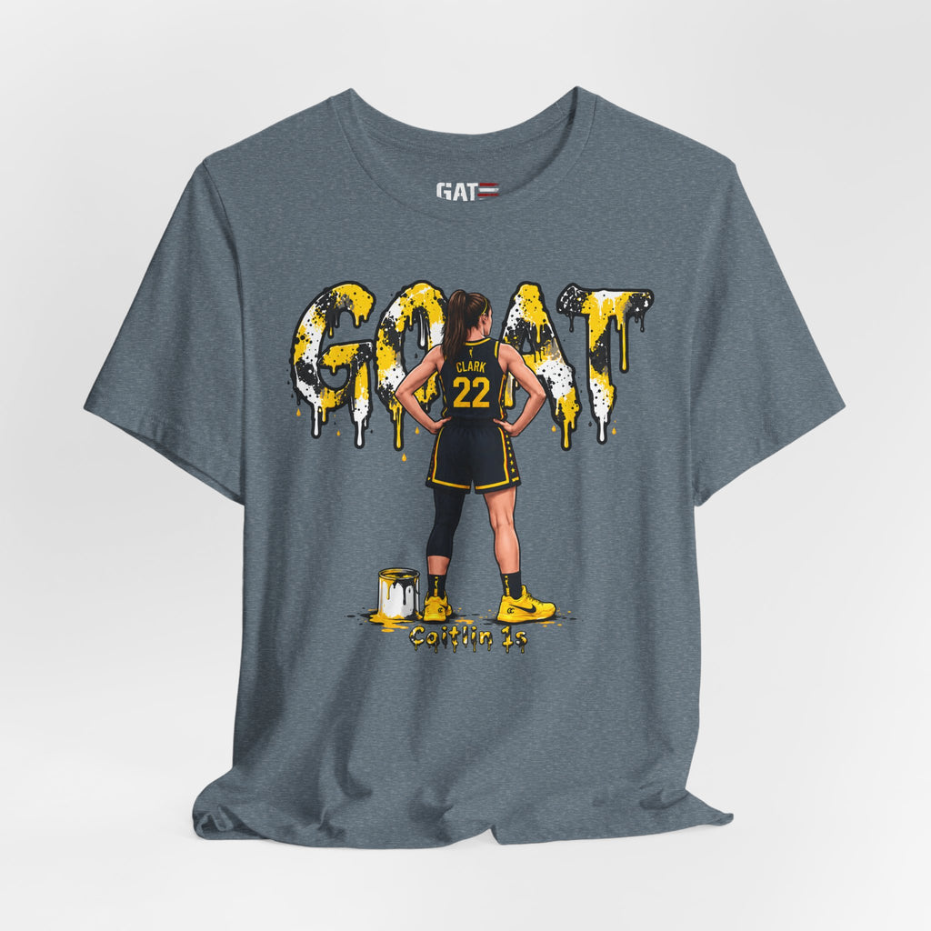 Caitlin Clark Caitlin 1s GOAT Yellow Sneaker Shirt