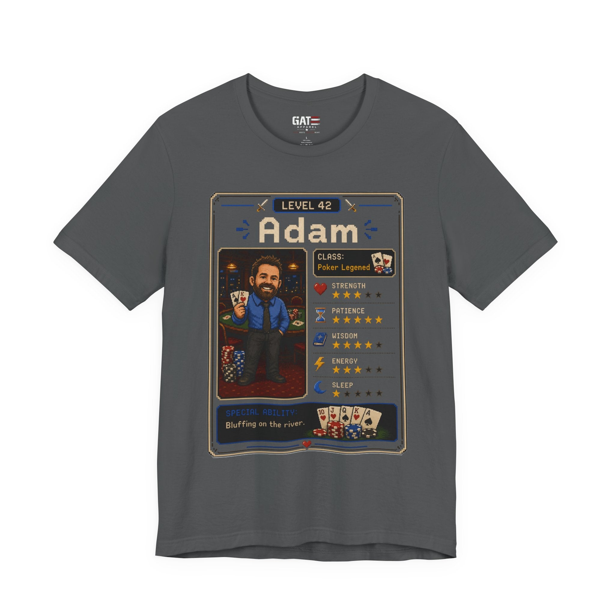 Custom RPG Character Shirt| Personalized Gamer Tee