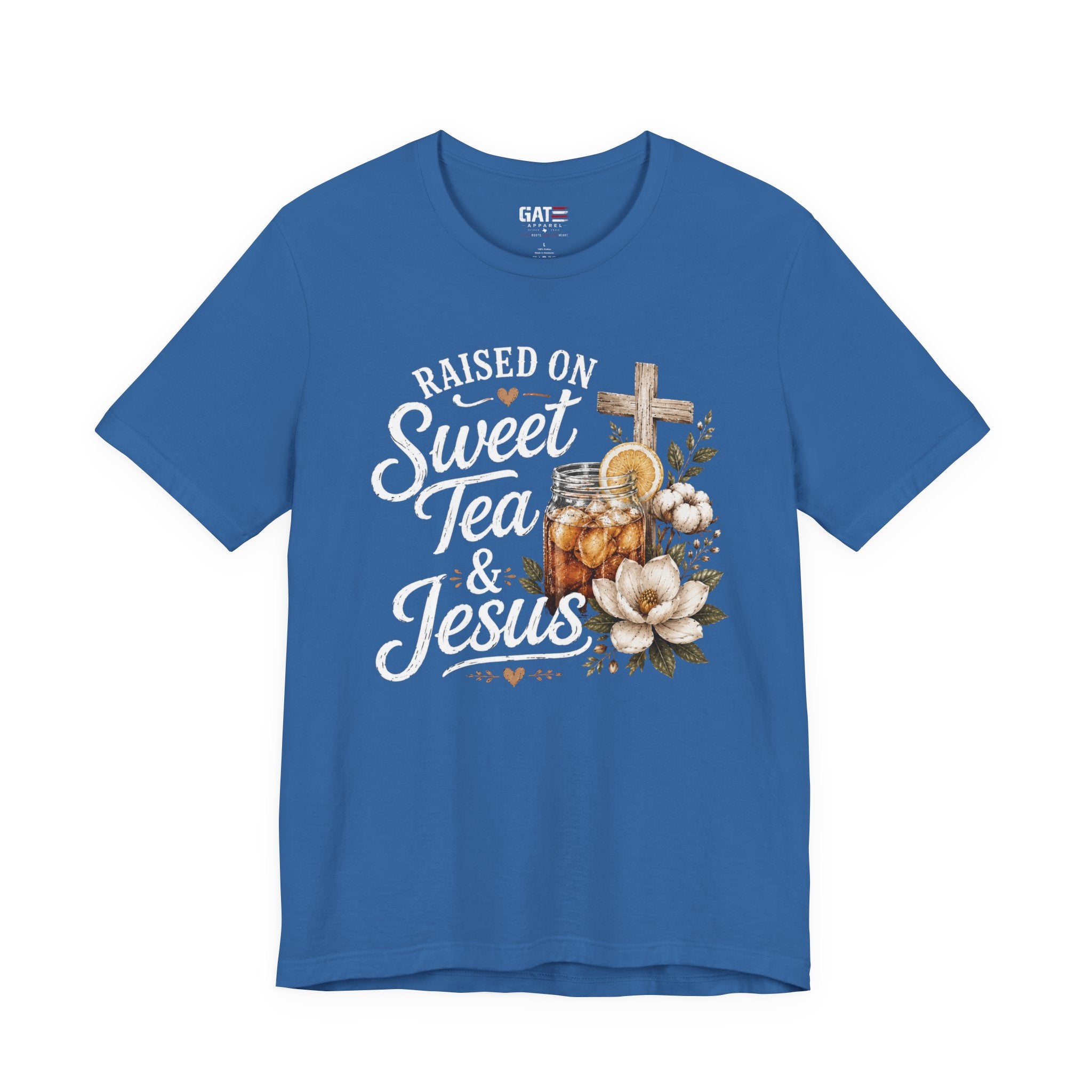 Southern Christian Shirt, Faith Graphic Tee, Sweet Tea Lover Shirt, Country Living Tee, Rustic Farmhouse Gift, Southern Mom Tee