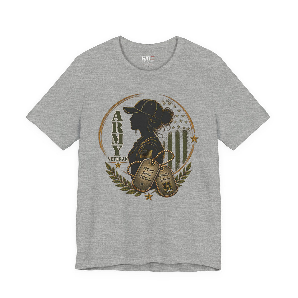 Female Army Veteran Shirt | Women's Military Tee