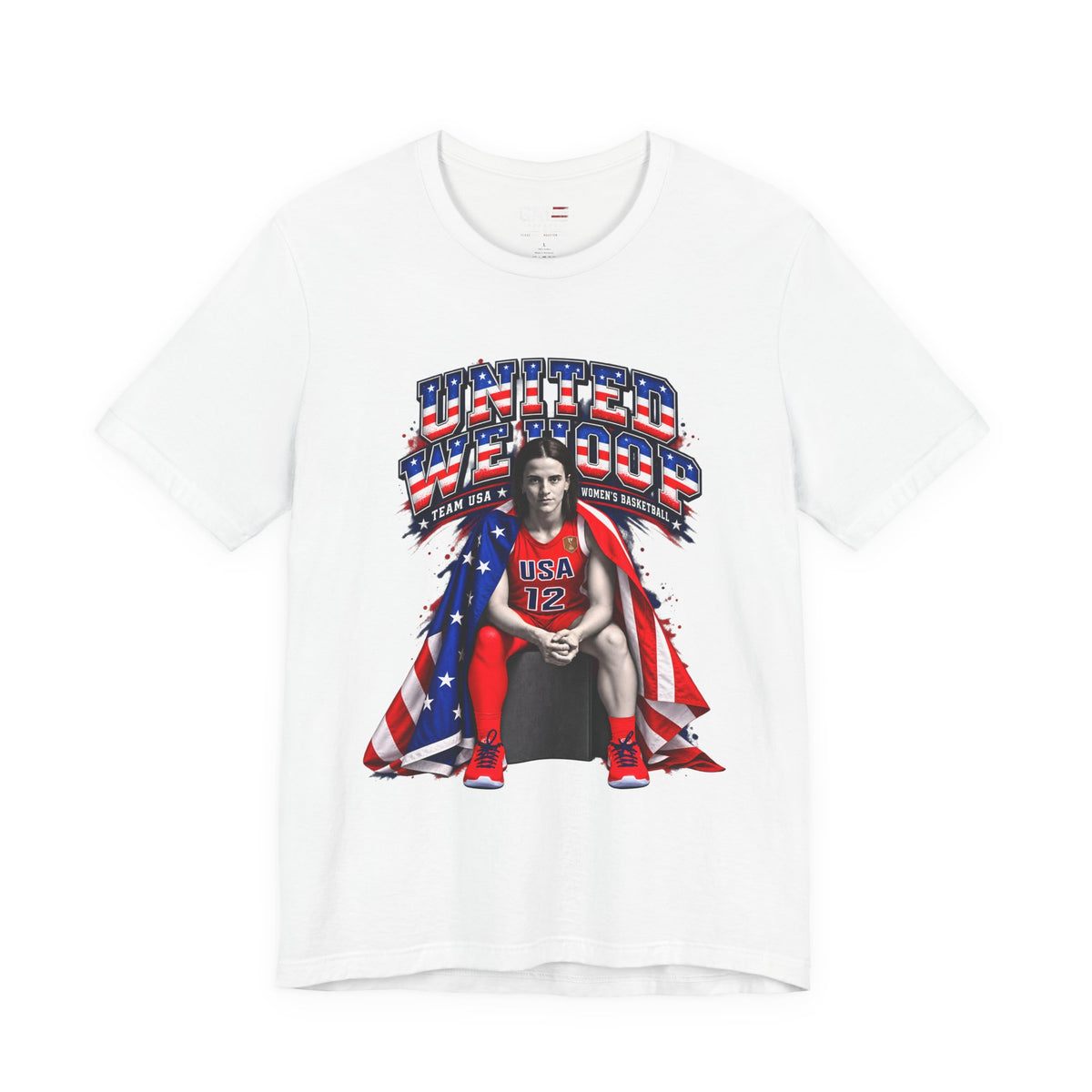 Caitlin Clark Team USA Shirt | WNBA Tee Style 2