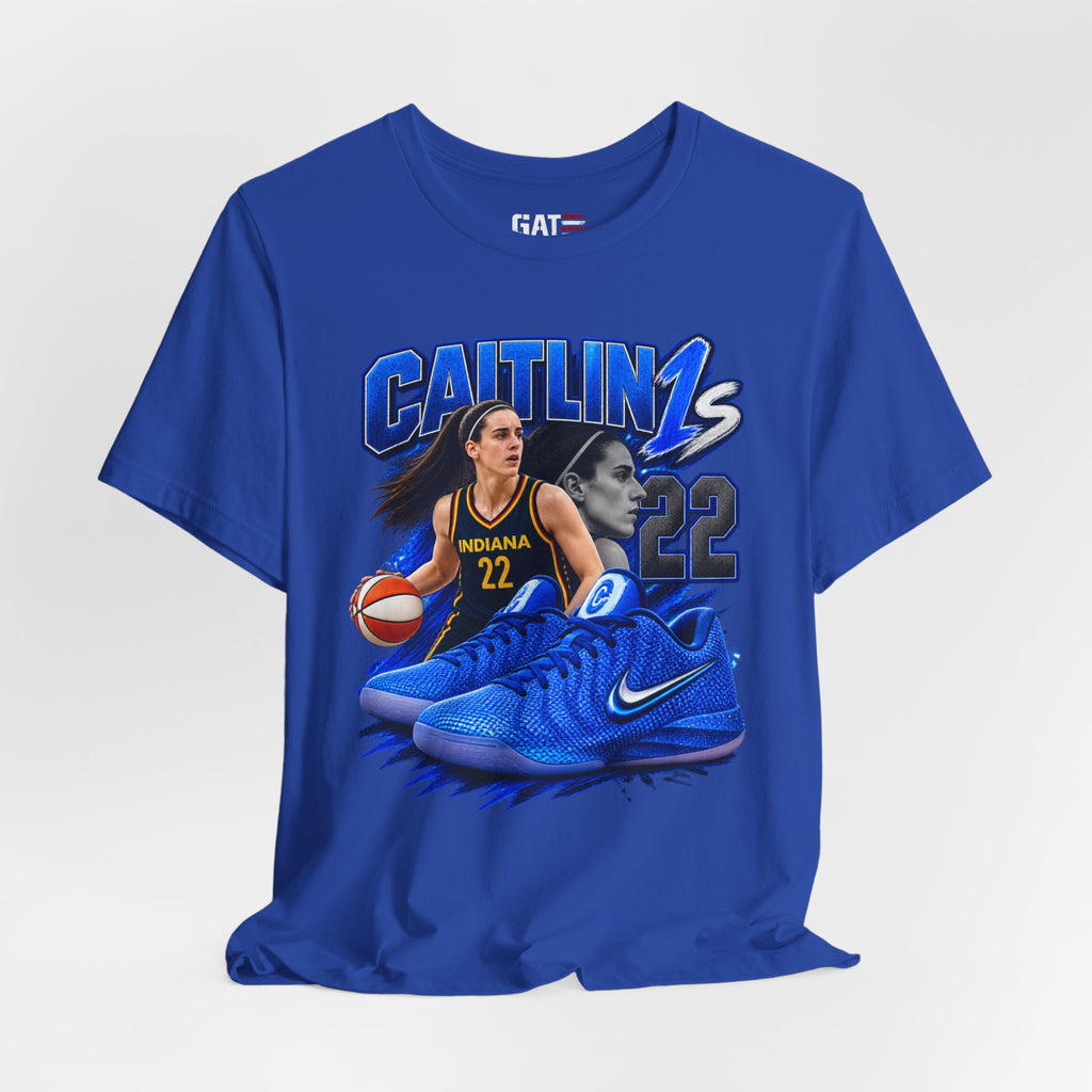 Caitlin Clark Caitlin 1s Blue Racer Sneaker Shirt