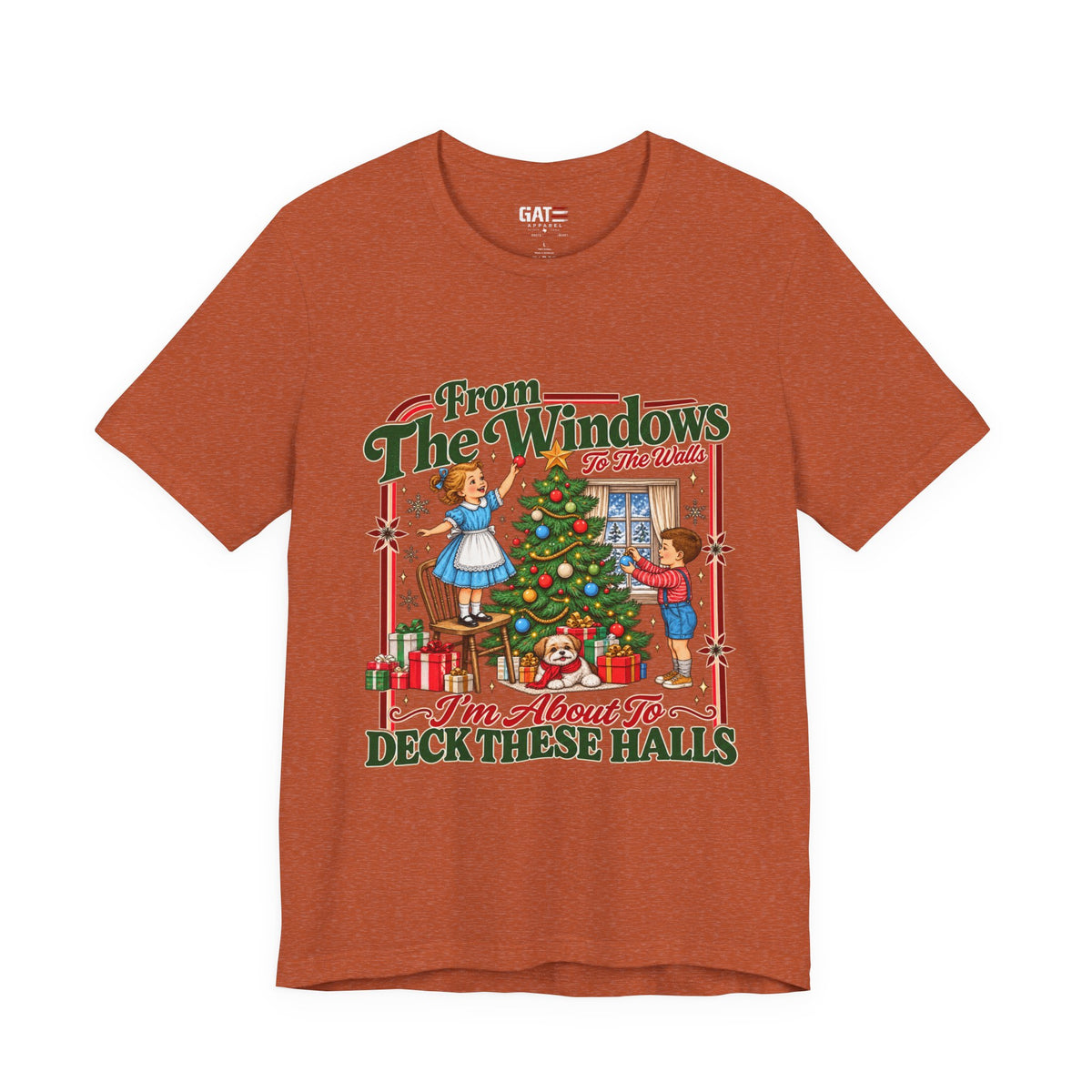 Deck These Halls Christmas Shirt | Funny Holiday Tee