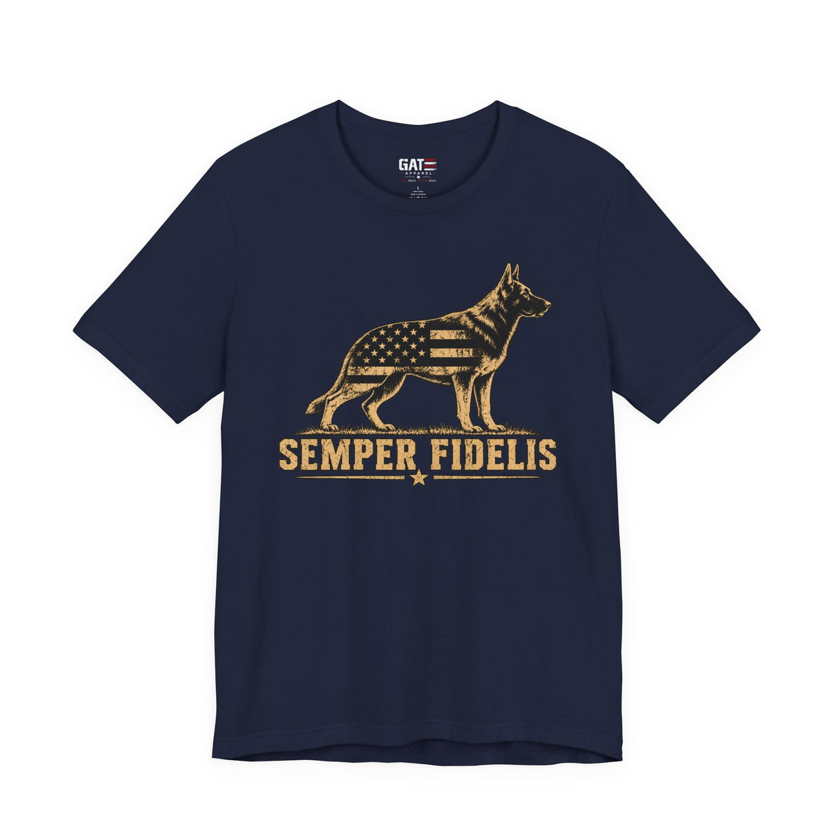 Semper Fidelis German Shepherd Shirt | Military K9 Tee