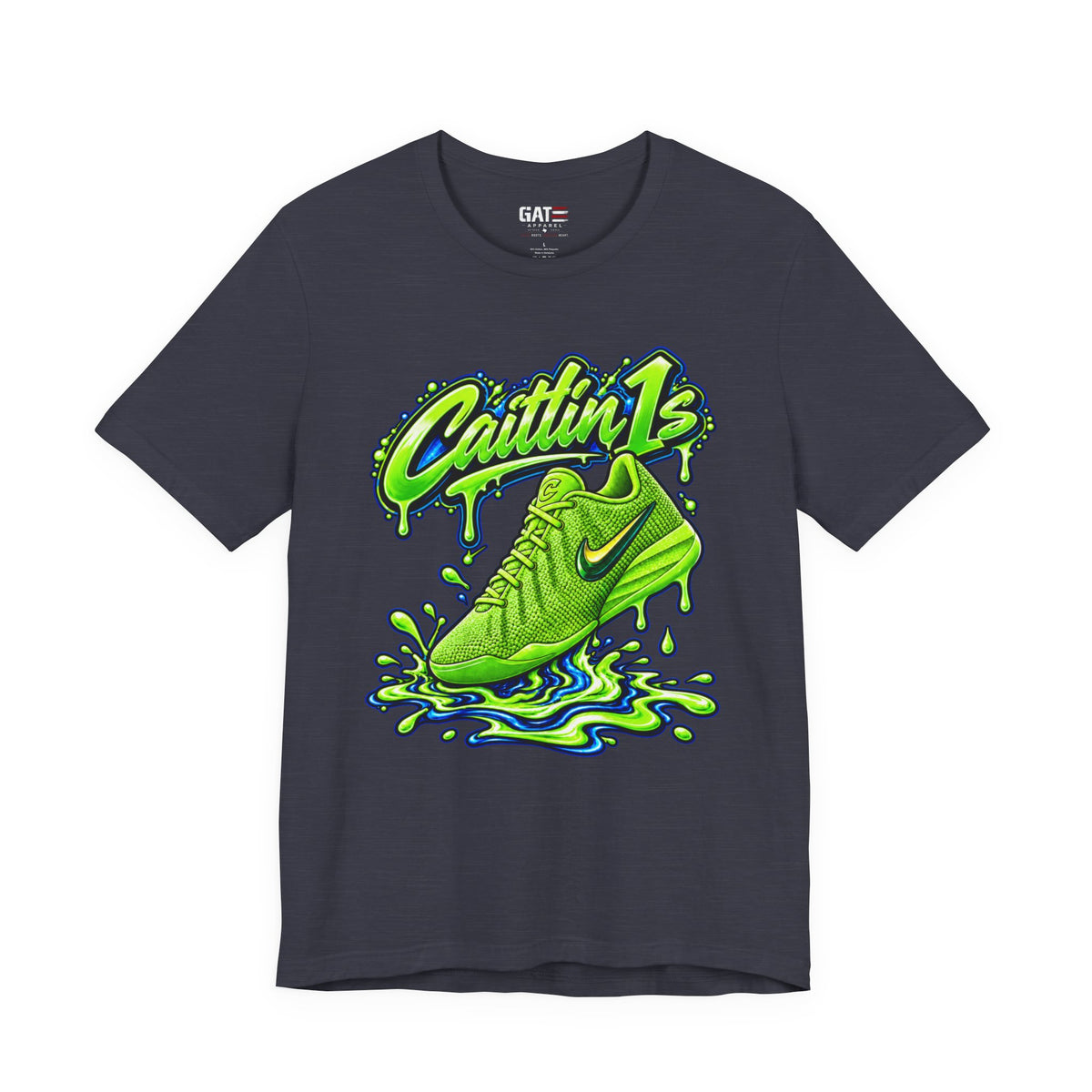 Caitlin Clark Caitlin 1s Electric Green Sneaker Shirt