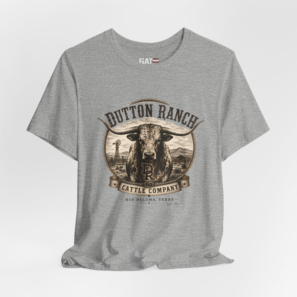 Dutton Ranch Cattle Company Shirt | Yellowstone Inspired Longhorn Tee