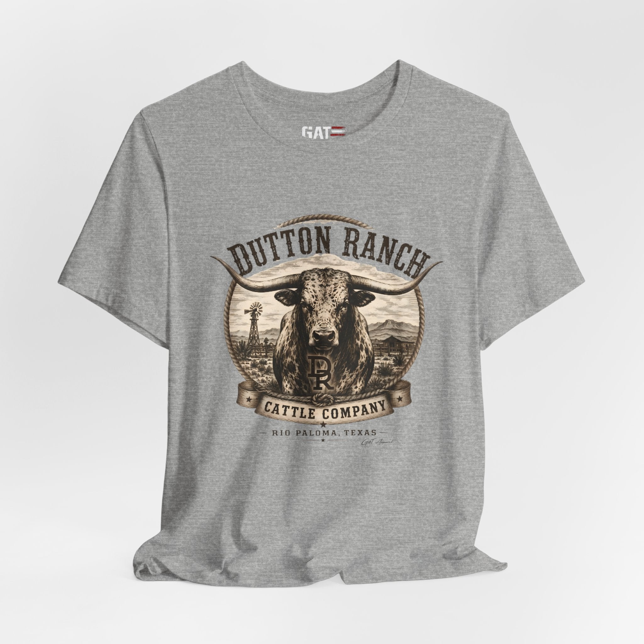 Dutton Ranch Cattle Company Shirt | Yellowstone Inspired Longhorn Tee