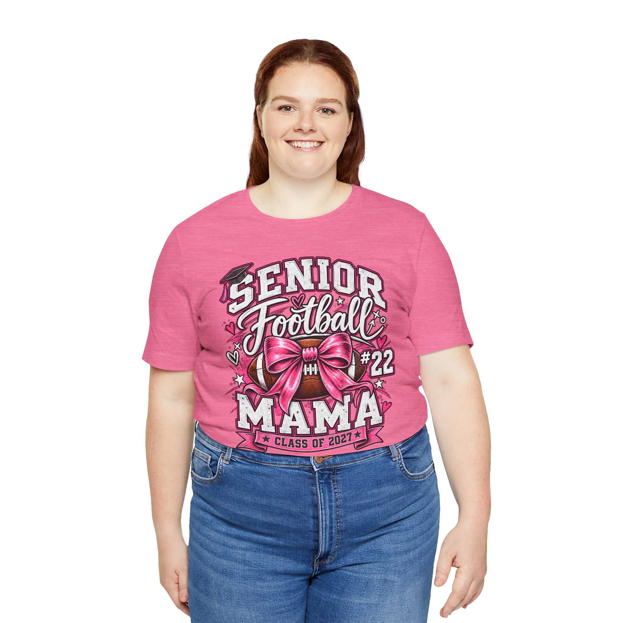 Football Mom Personalized Shirt Custom Player Name Number Helmet Game Day Tee