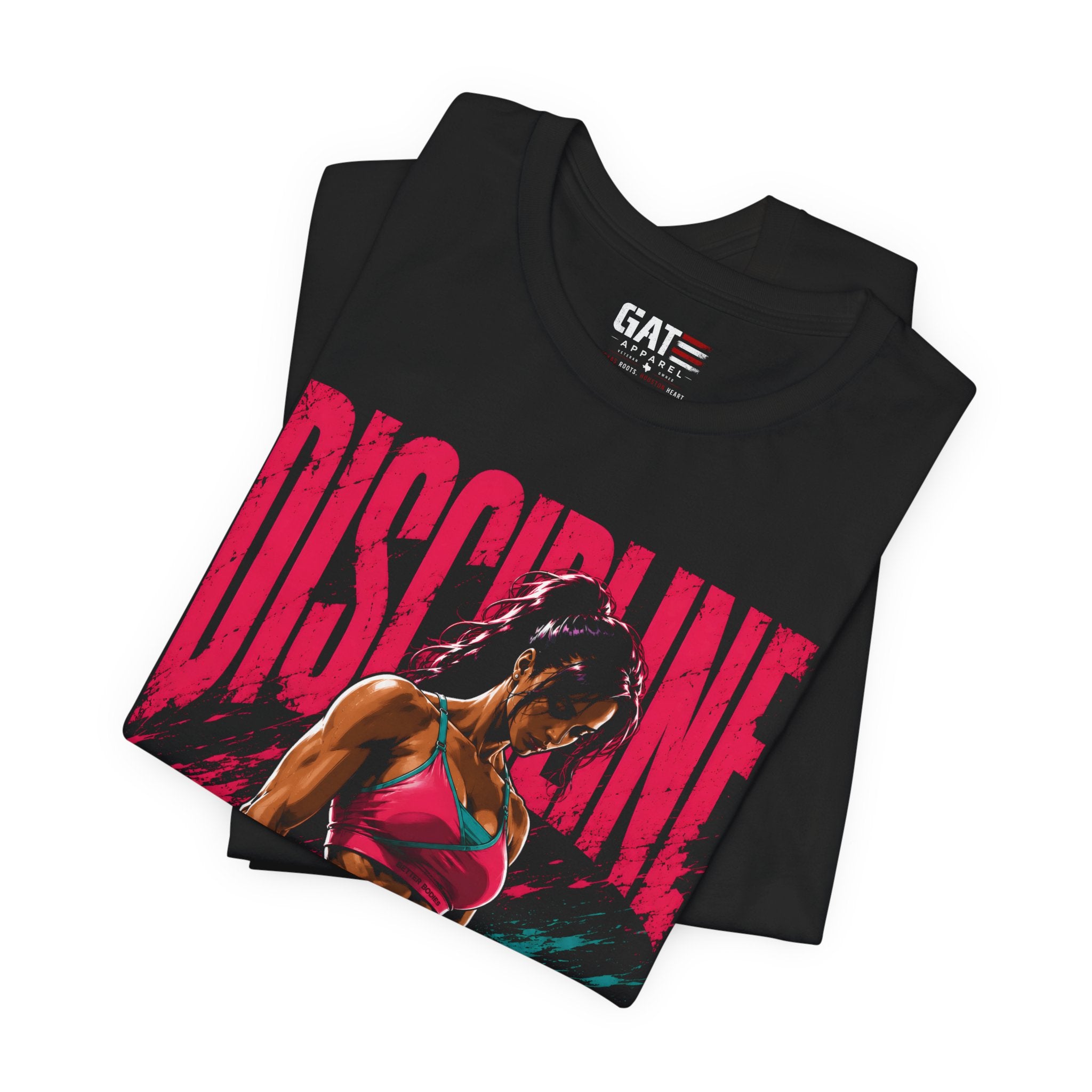 Discipline Looks Good On You Shirt, Women's Gym Shirt, Motivational Workout Tee, Fitness Graphic T Shirt, Cute Gym Apparel, Weightlifting