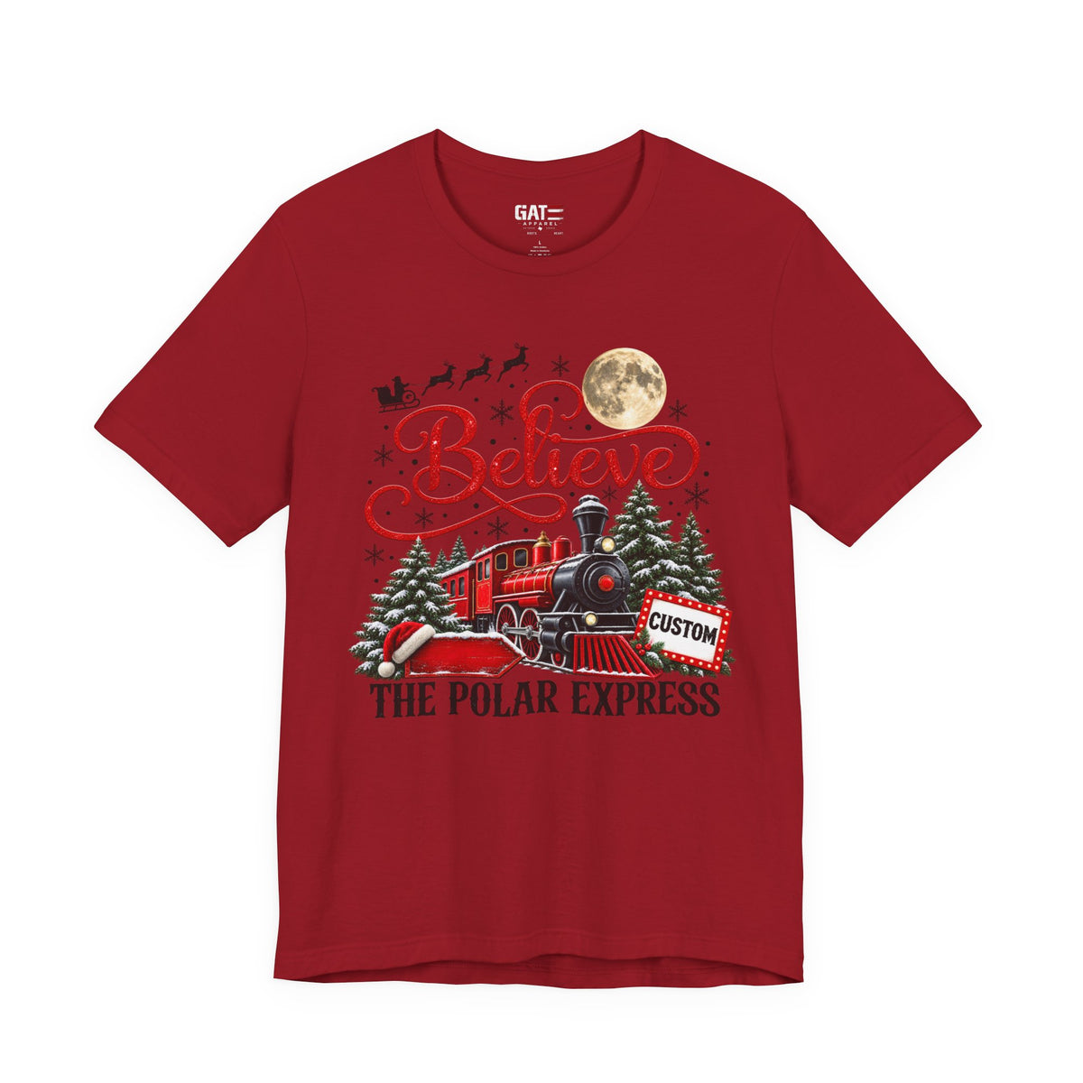Personalized Polar Express Shirt - product mockup view 13