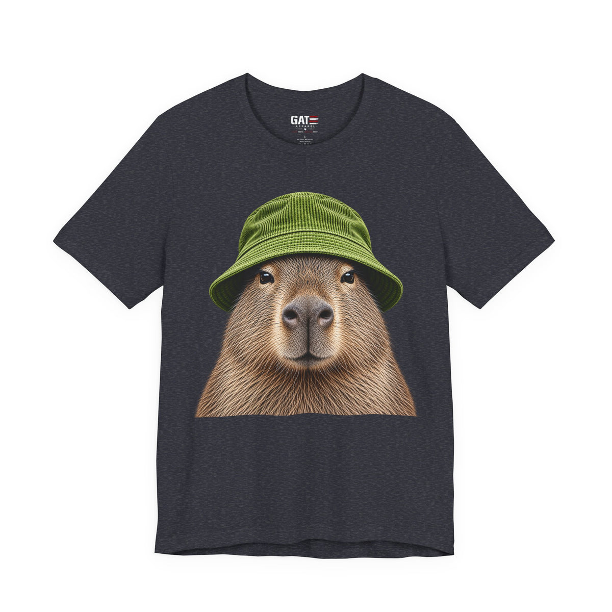 Capybara wearing a beanie graphic T-shirt - alternate product photo 10