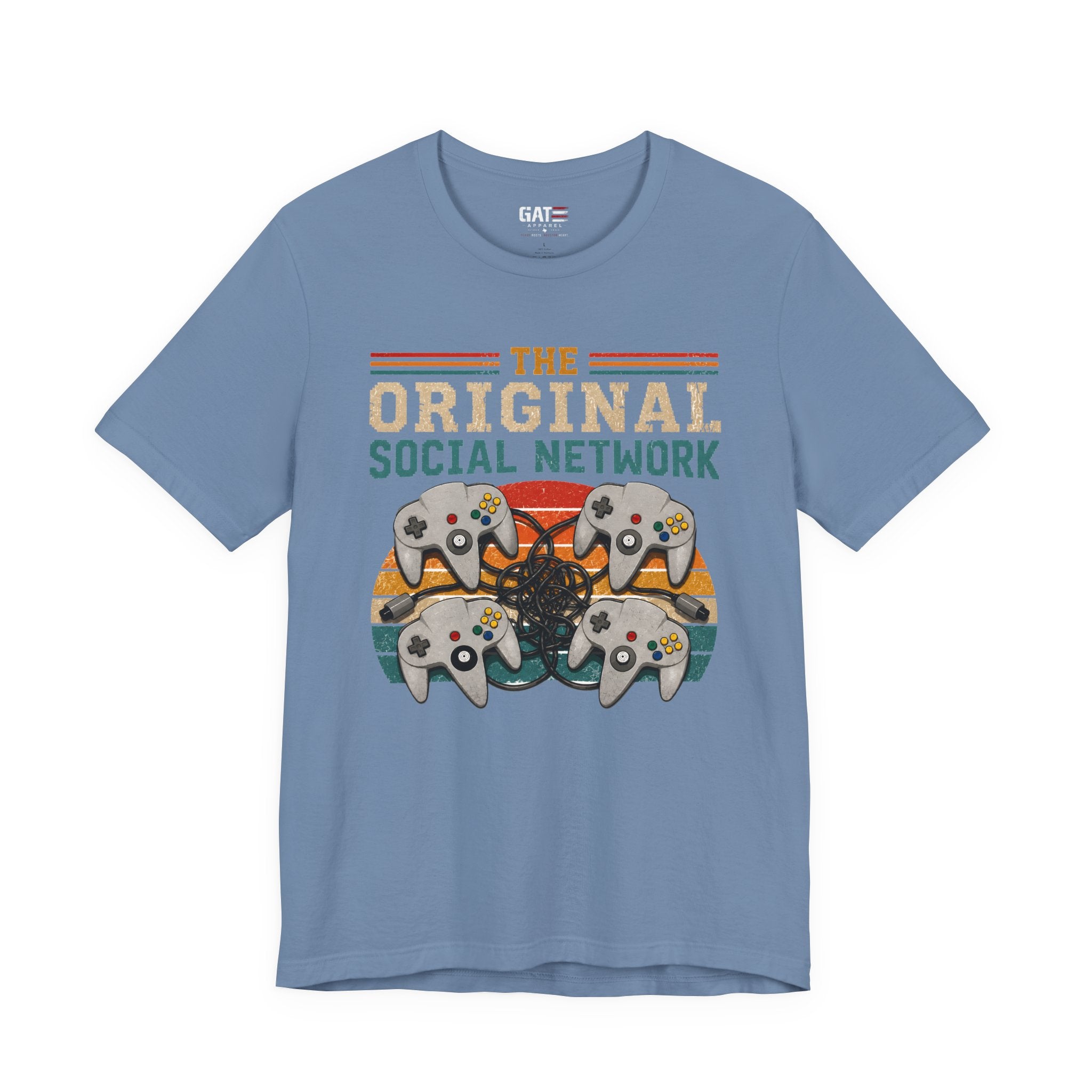 Original Social Network Shirt, Retro Gamer Shirt, N64 Inspired Gaming Tee, 90s Gamer Gift, Vintage Video Game Shirt