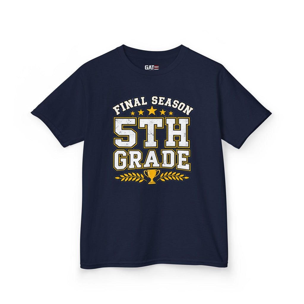 Final Season 5th Grade Kids Tee — End of Elementary School Graduation Shirt