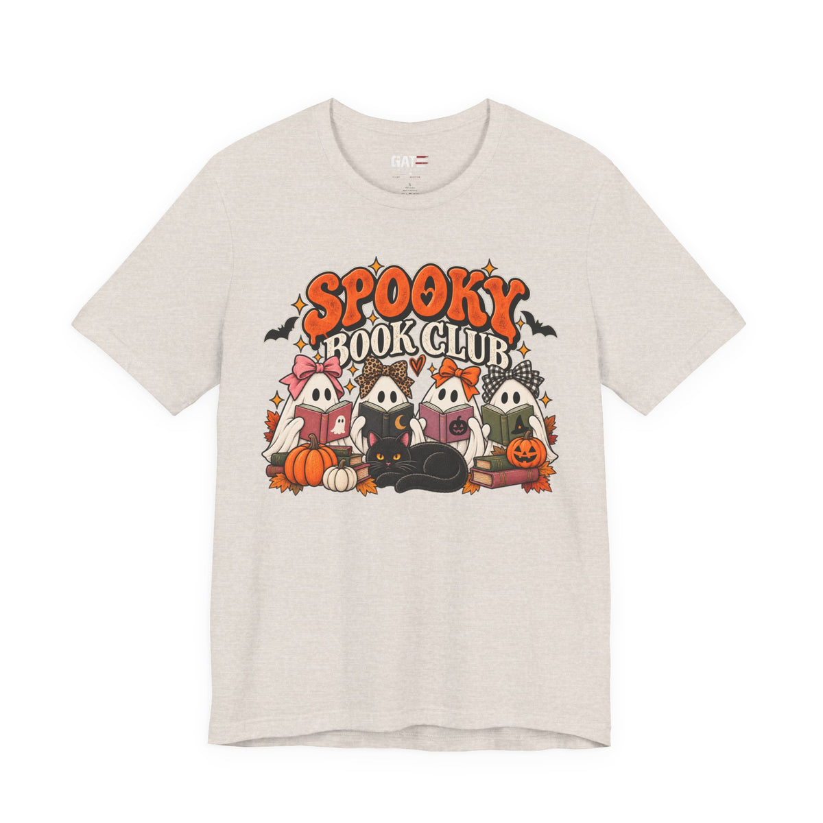 Spooky Book Club Halloween Shirt | Ghost Reading Tee