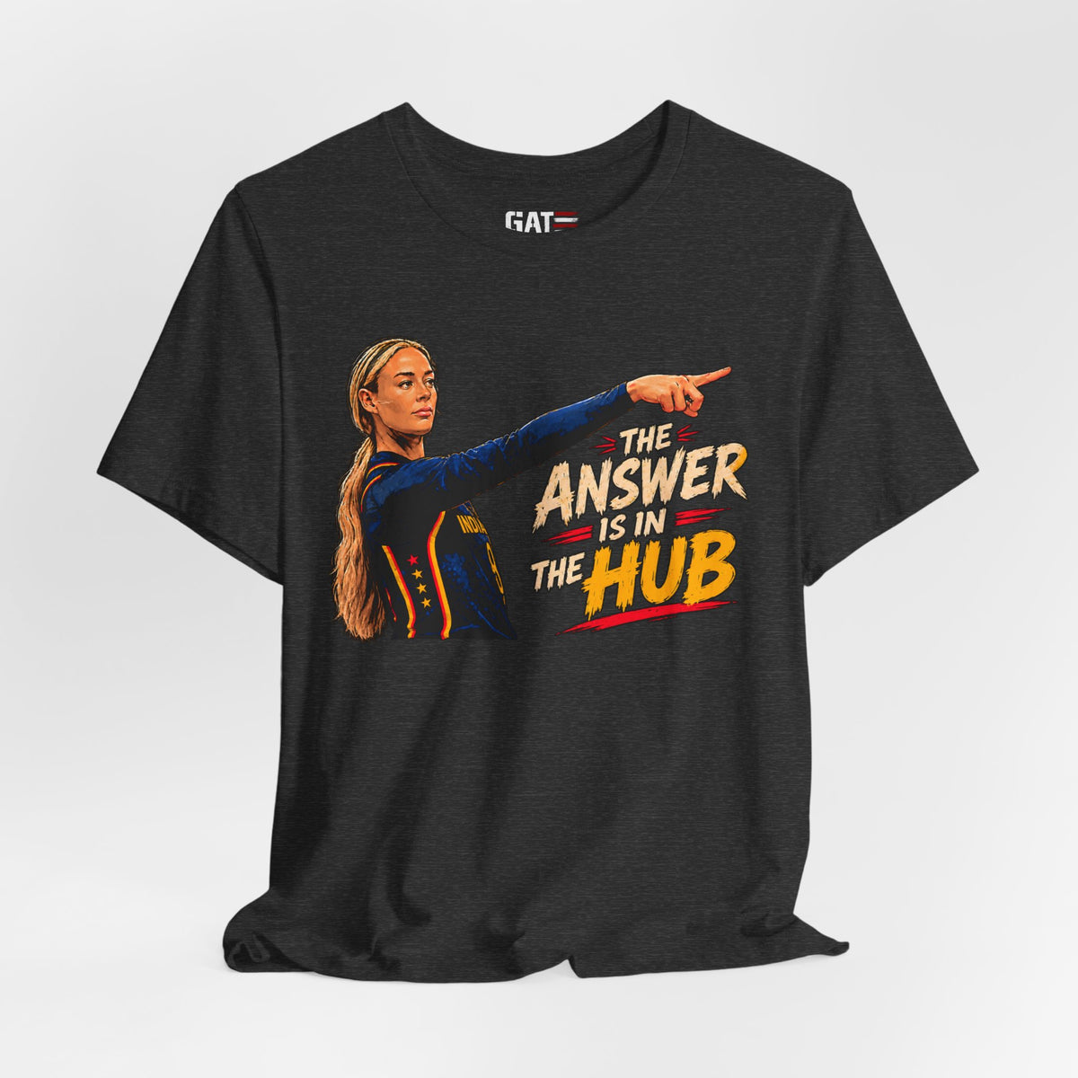 The Answer Is In The Hub Shirt | School Graphic Tee