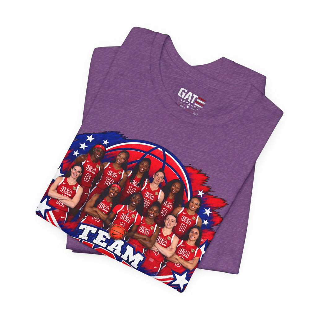 Team USA Women's Basketball Shirt | FIBA Tee 2026 Design 2