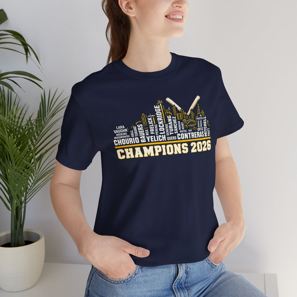 Milwaukee Brewers Champions 2026 T-Shirt – Player Name Skyline