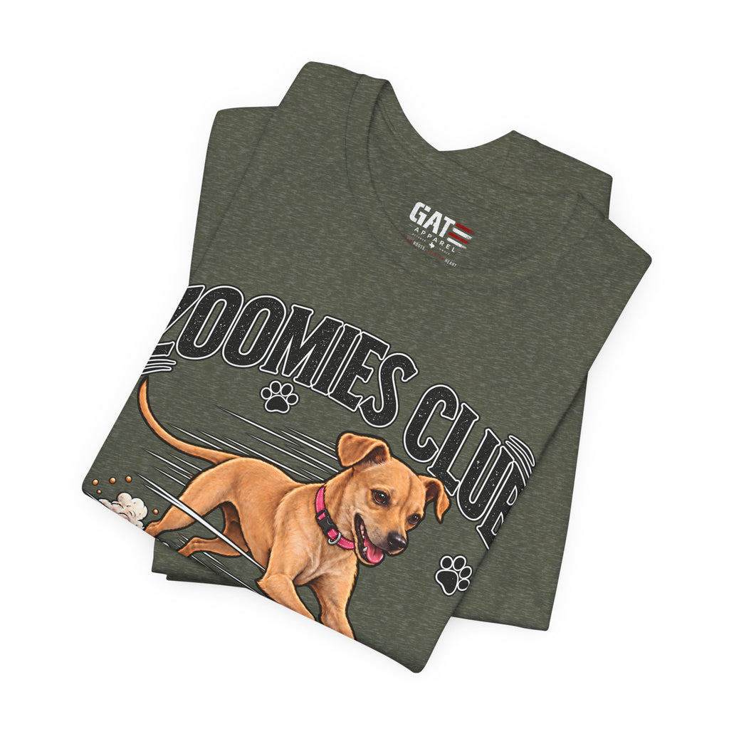 Personalized Zoomies Club Dog Shirt | Custom Pet Tee