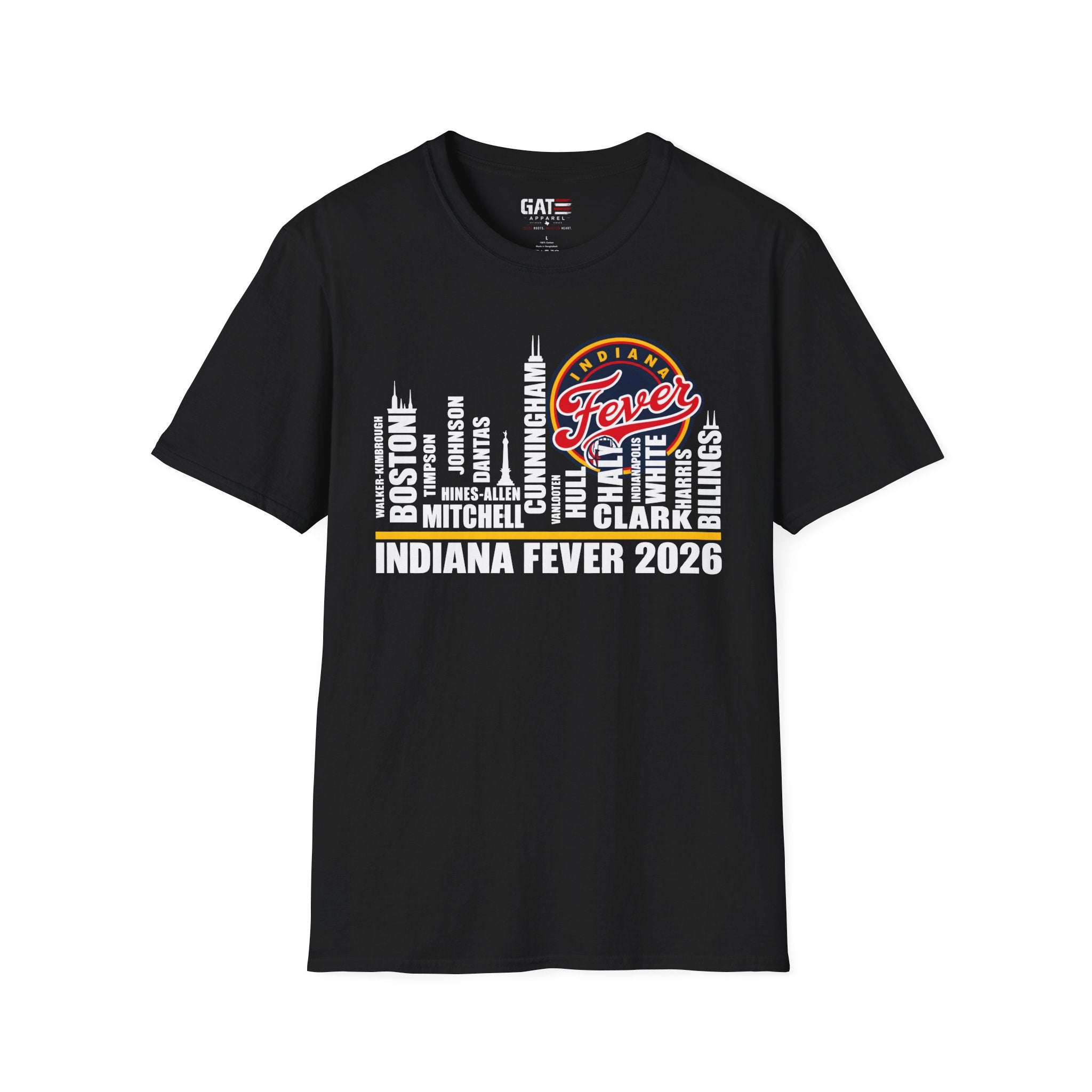 Indiana Fever Team Shirt Caitlin Clark Sophie Cunningham WNBA Basketball Tee
