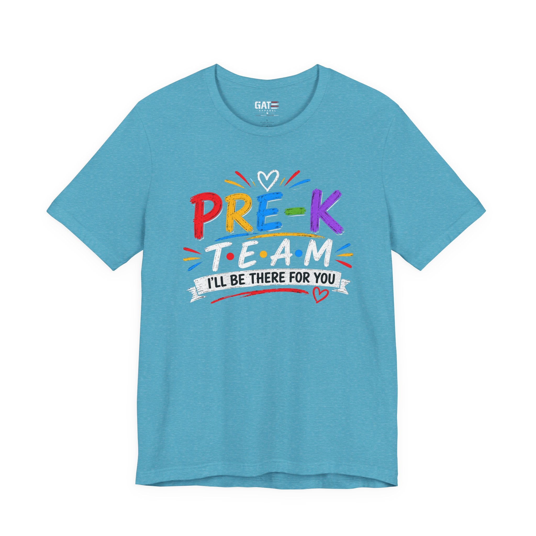 Pre-K Team Tee, Teacher Squad Shirt, Color Dot Inspired Teacher Shirt, Grade Level Team Gift, School Staff Apparel, Friends Theme