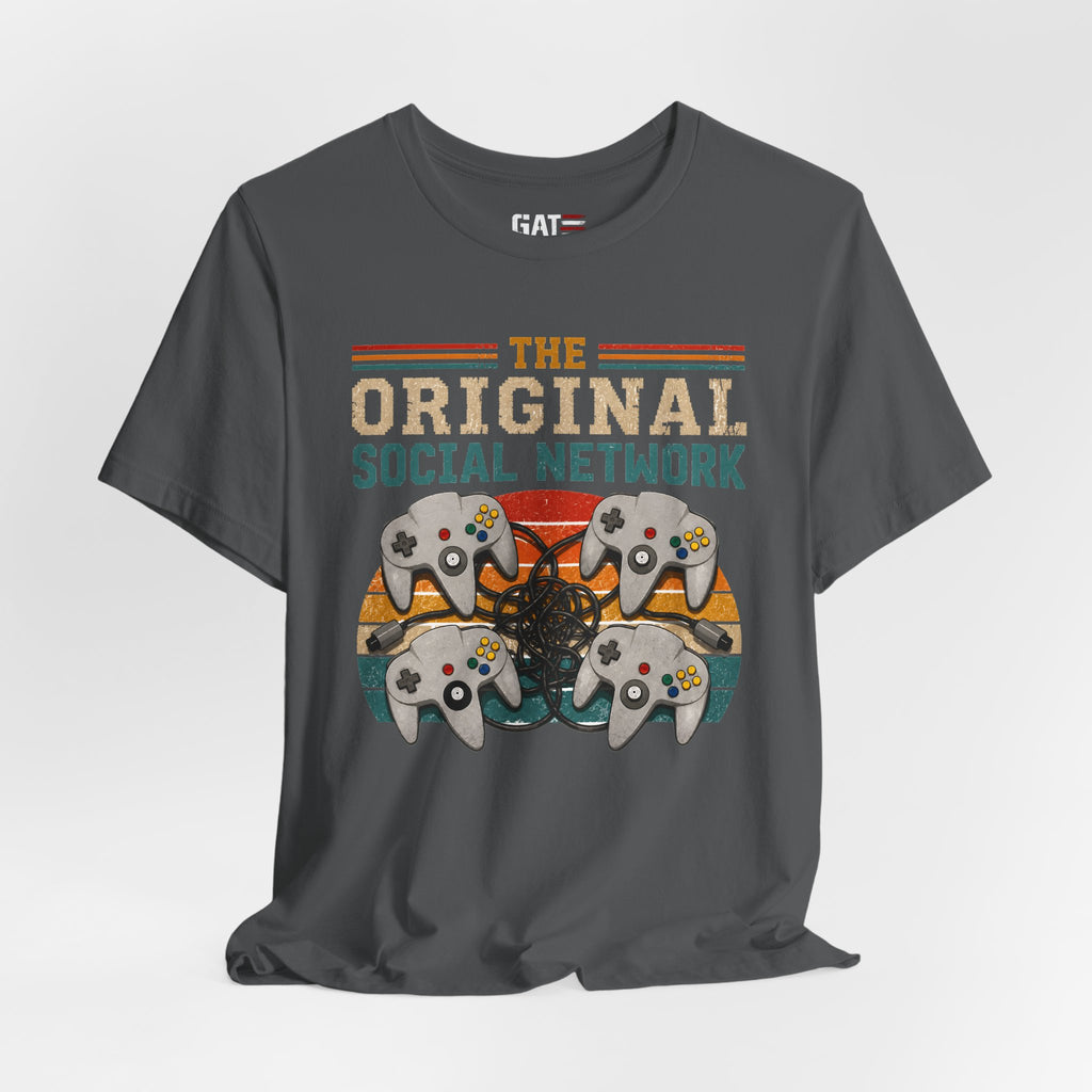 Original Social Network Shirt, Retro Gamer Shirt, N64 Inspired Gaming Tee, 90s Gamer Gift, Vintage Video Game Shirt