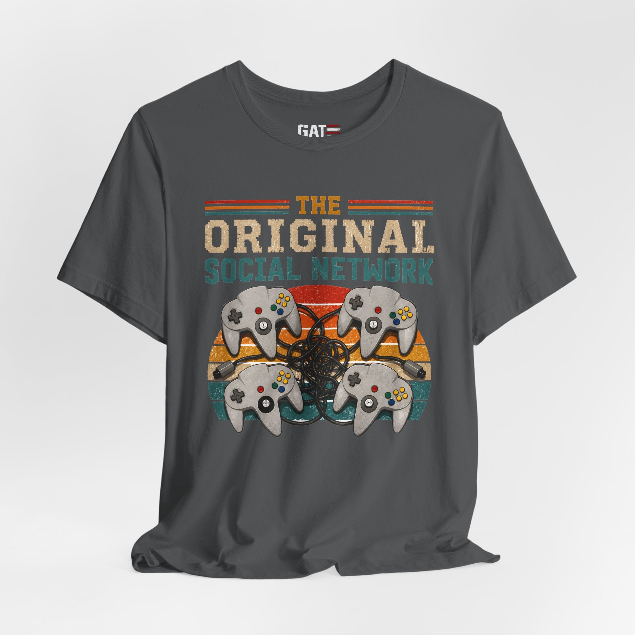 Original Social Network Shirt, Retro Gamer Shirt, N64 Inspired Gaming Tee, 90s Gamer Gift, Vintage Video Game Shirt