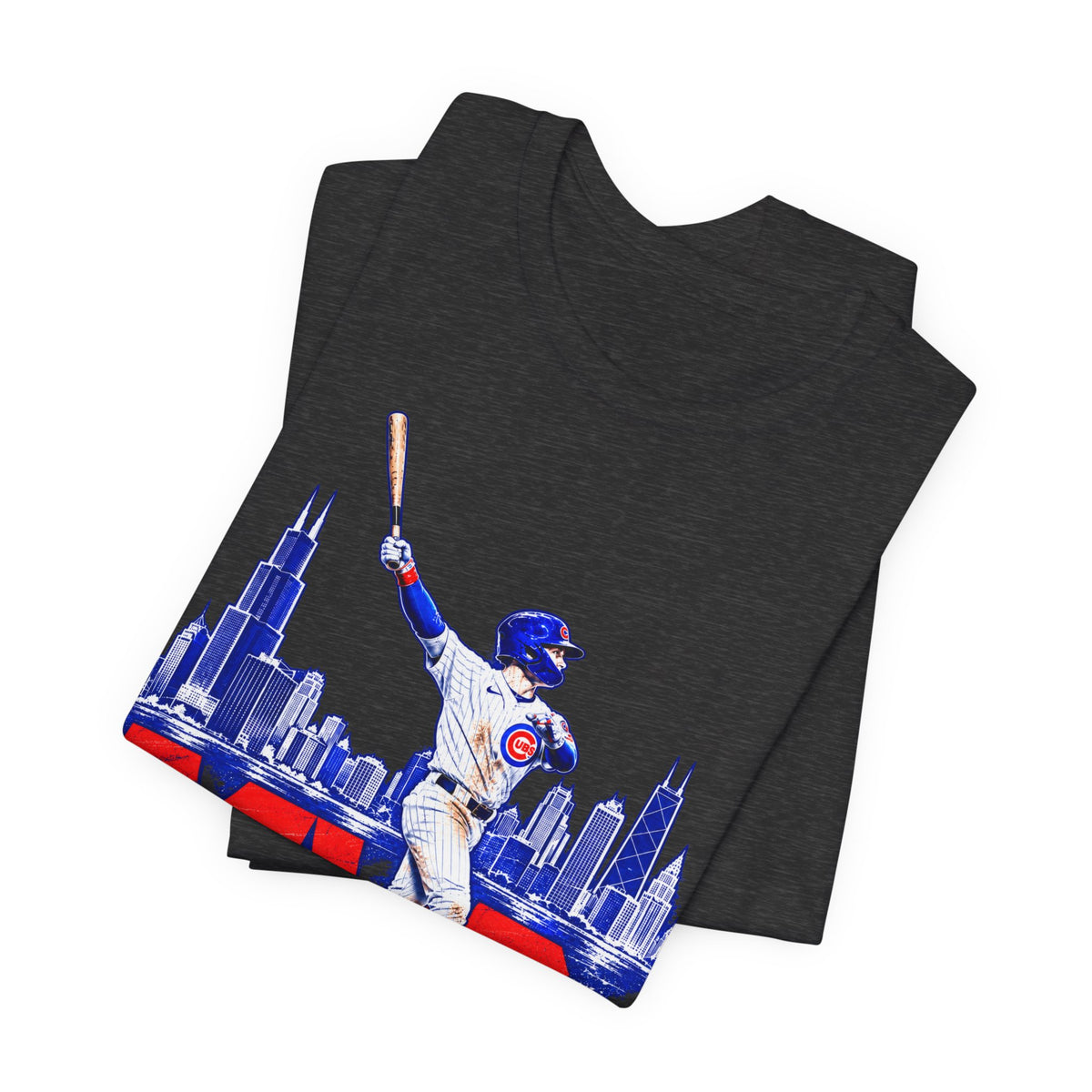 Chicago Cubs Pete Crow-Armstrong MVP Skyline Batting T-Shirt - product image 16