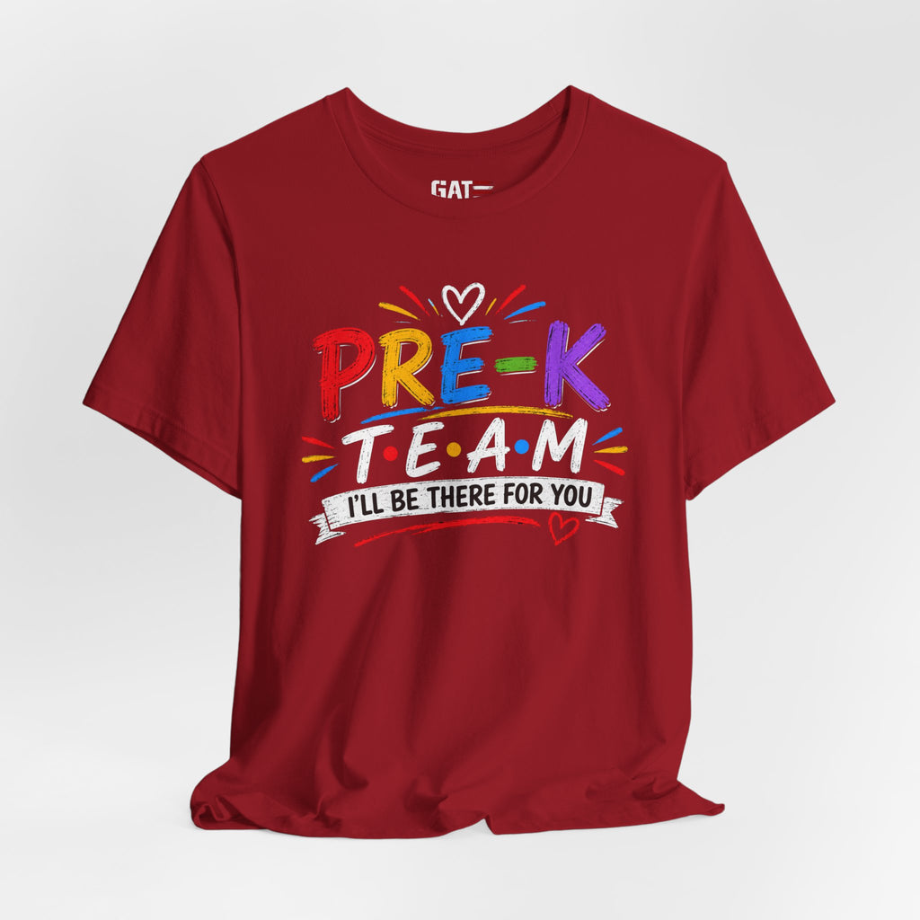 Pre-K Team Tee, Teacher Squad Shirt, Color Dot Inspired Teacher Shirt, Grade Level Team Gift, School Staff Apparel, Friends Theme