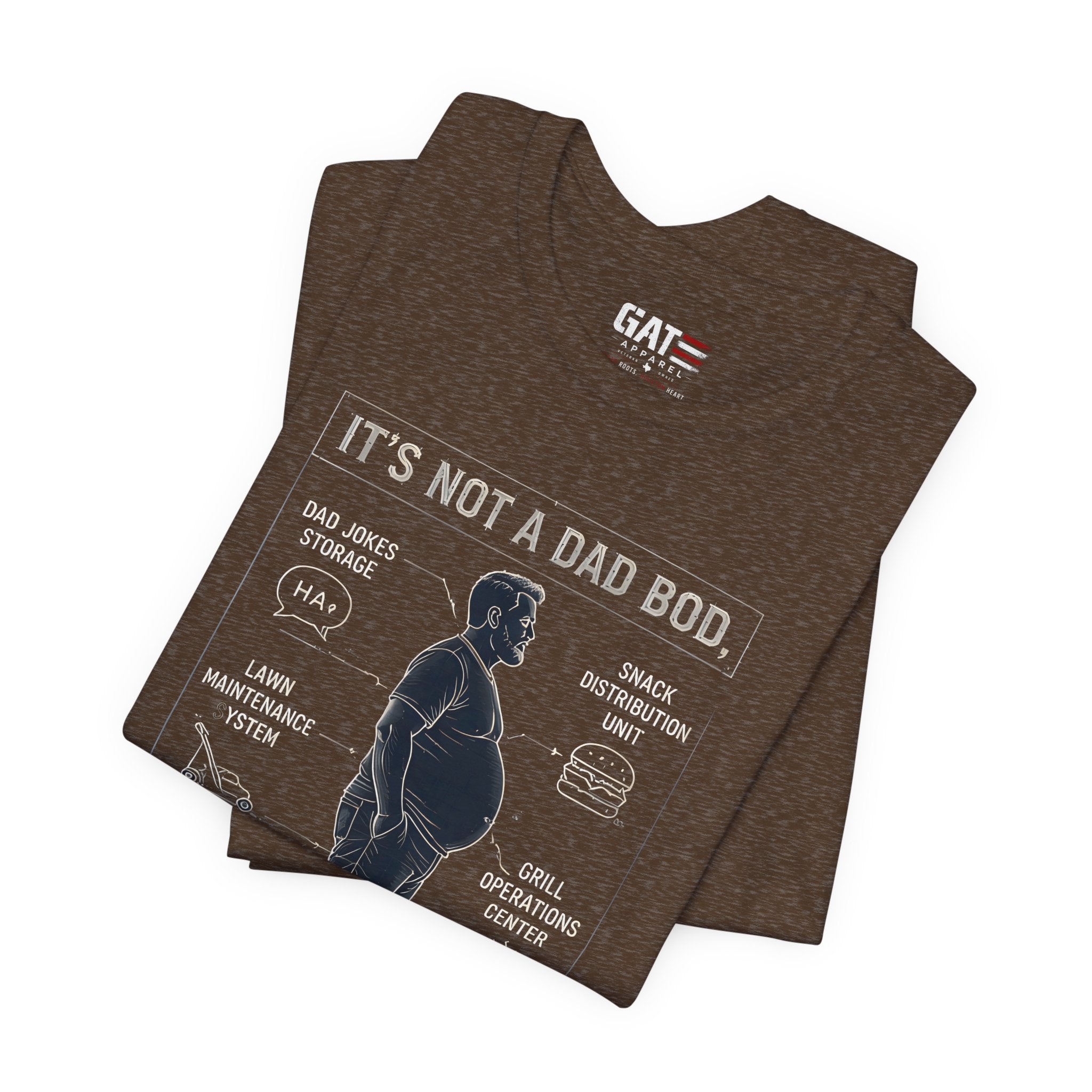 It's Not a Dad Bod It's a Father Figure Shirt | Funny Dad Shirt | Blueprint Dad Bod Tee | Father's Day Gift for Dad | Grill Master Dad Tee