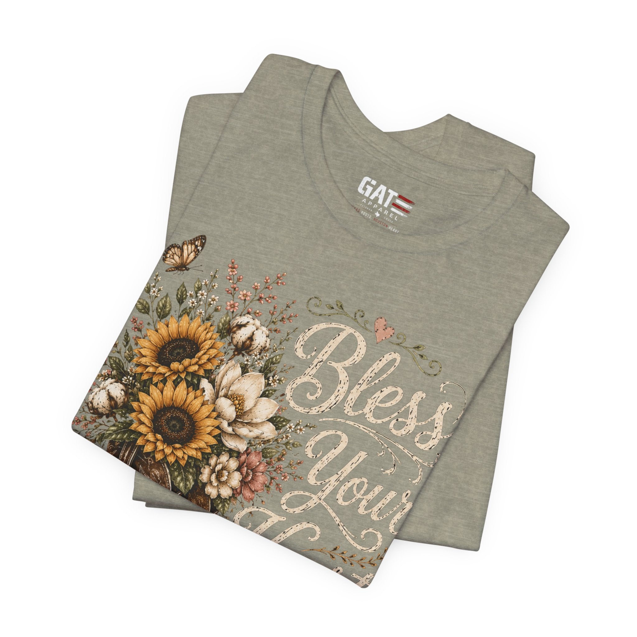 Funny Southern Shirt, Bless Your Heart Tee, Southern Humor Graphic Tee, Magnolia Floral Shirt, Country Girl Gift, Farmhouse Style Tee