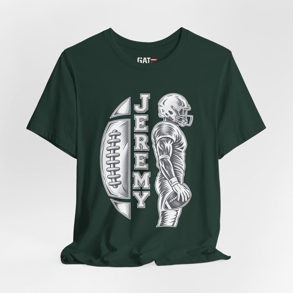 Football Mom Personalized Shirt Custom Player Name Number Game Day Tee