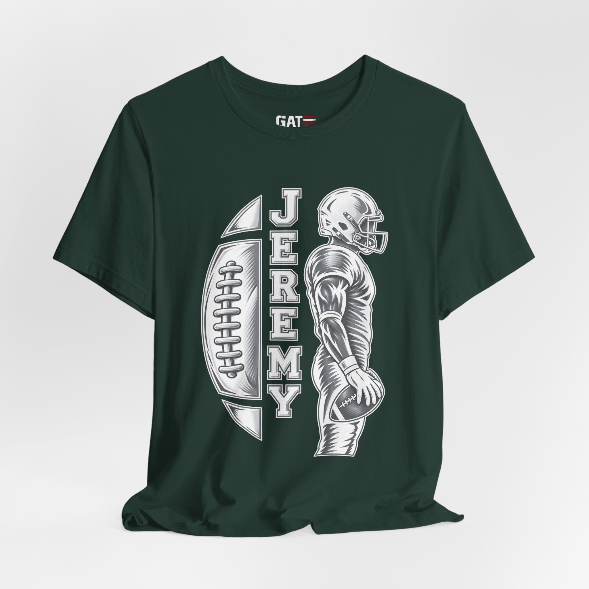 Football Mom Personalized Shirt Custom Player Name Number Game Day Tee
