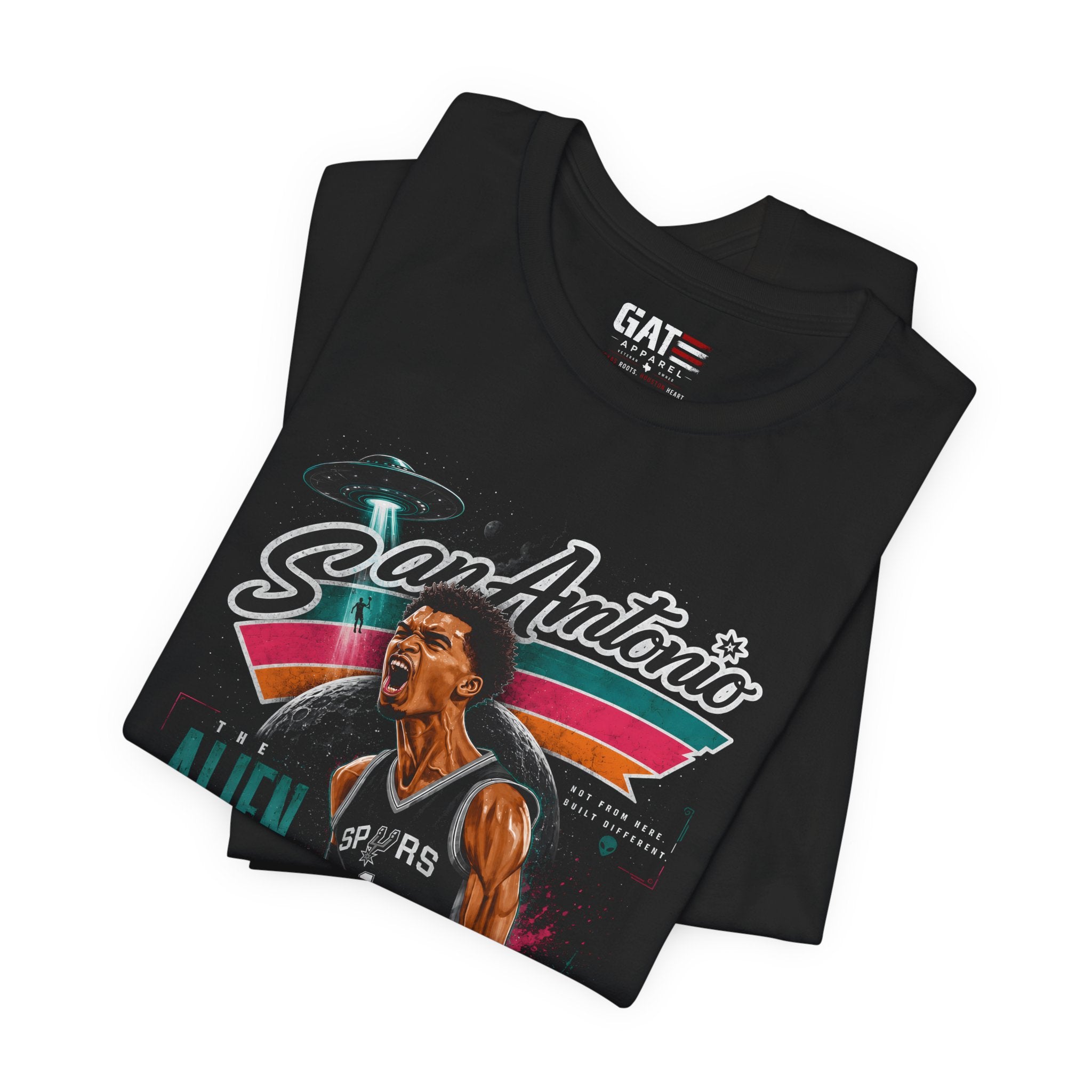Victor Wembanyama San Antonio Spurs Tee | Alien Icon Basketball Shirt