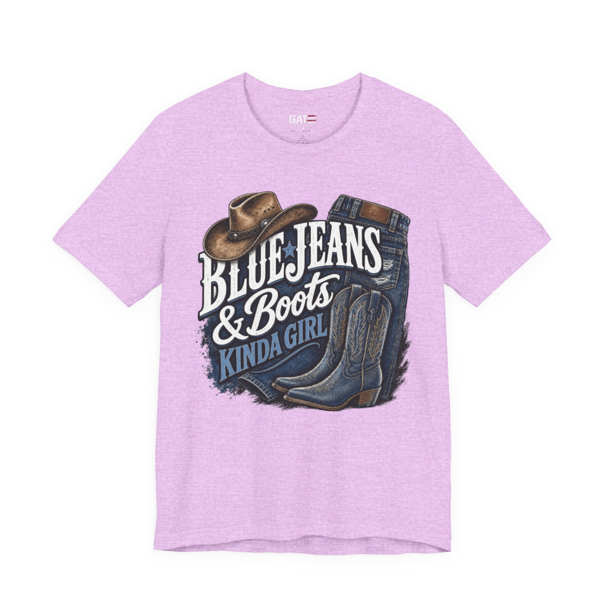 Blue Jeans & Boots Kinda Girl Country Cowgirl T‑Shirt