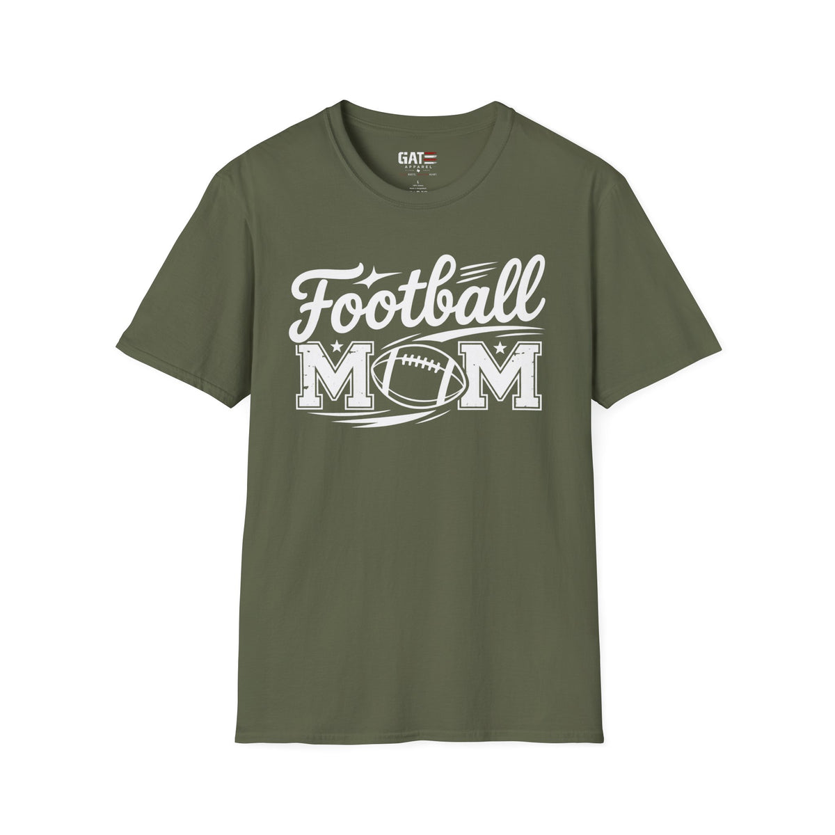 Personalized Football Mom Shirt | Name & Number Tee Style 7