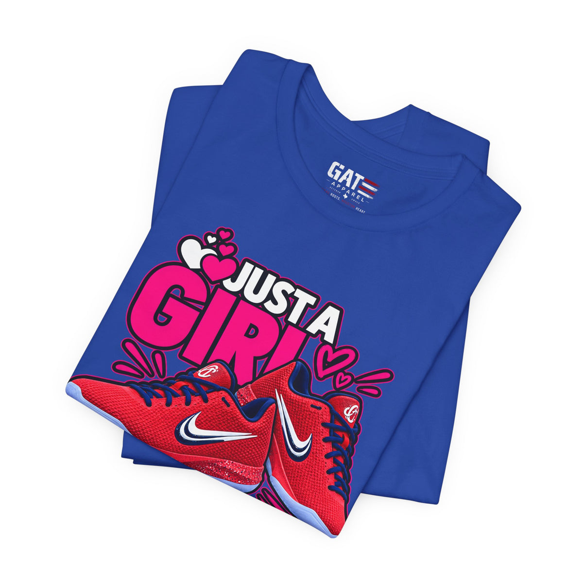 Caitlin Clark Caitlin 1s Just a Girl Sneaker Shirt | Style 2