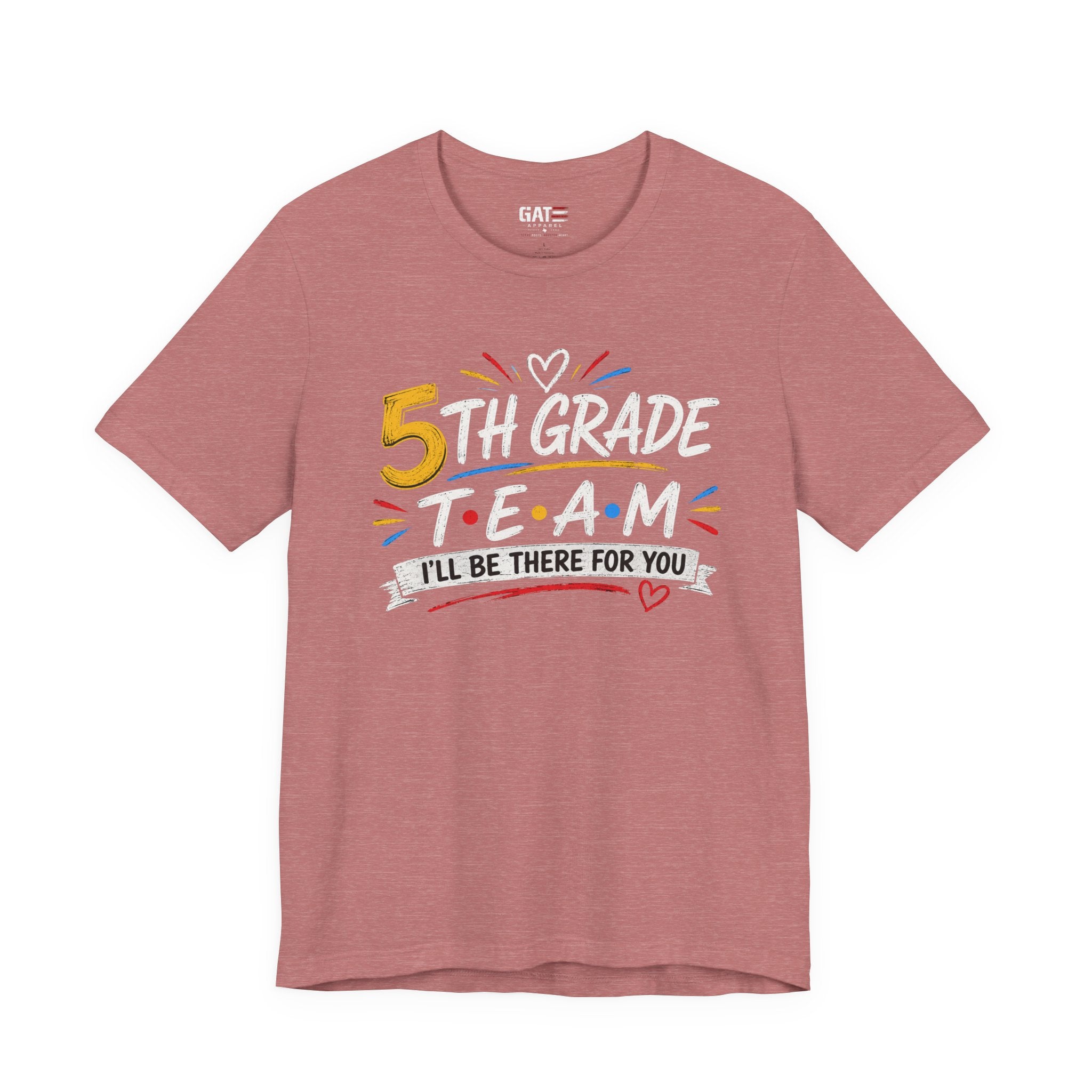 5th Grade Team Tee, Teacher Squad Shirt, Color Dot Inspired Teacher Shirt, Grade Level Team Gift, School Staff Apparel, Friends Theme
