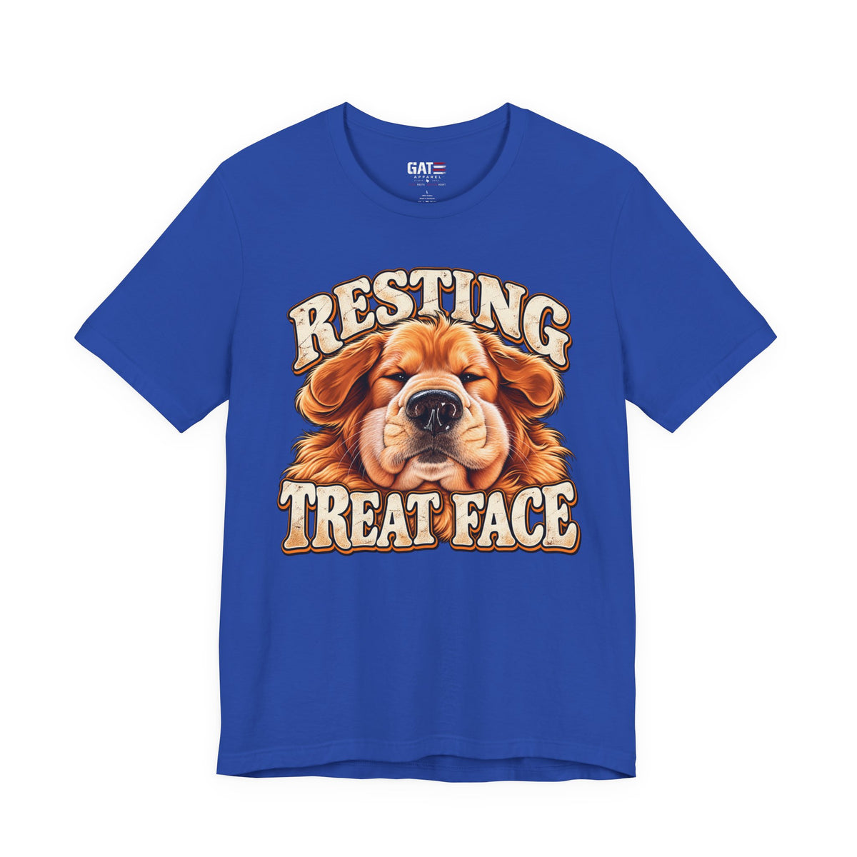 Resting Treat Face Dog T-Shirt — Funny Puppy Graphic Tee for Dog Lovers