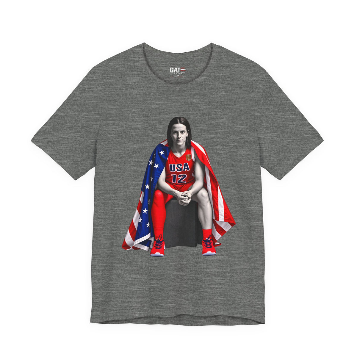 Caitlin Clark Team USA Shirt | Indiana Fever WNBA Tee