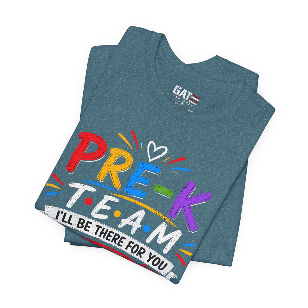 Pre-K Team Tee, Teacher Squad Shirt, Color Dot Inspired Teacher Shirt, Grade Level Team Gift, School Staff Apparel, Friends Theme