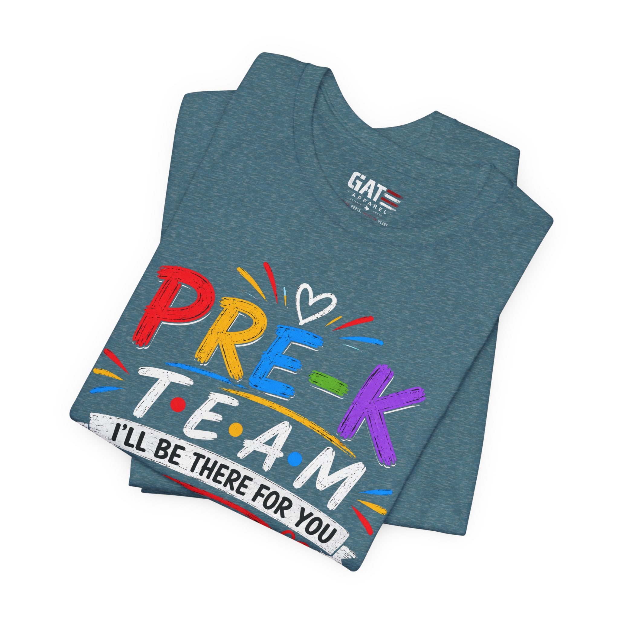 Pre-K Team Tee, Teacher Squad Shirt, Color Dot Inspired Teacher Shirt, Grade Level Team Gift, School Staff Apparel, Friends Theme