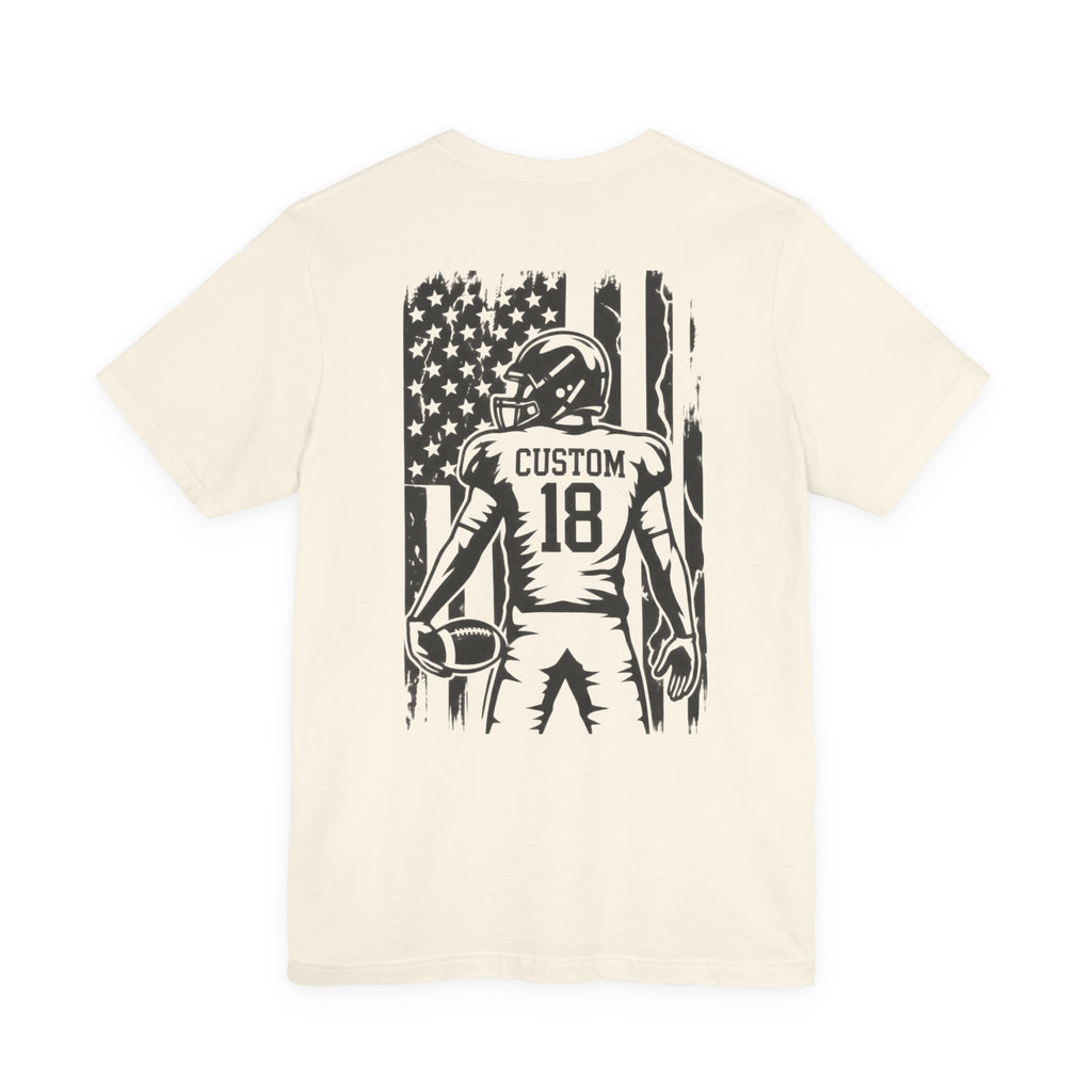Football Mom Personalized Shirt Custom Player Name Number Player Game Day Tee