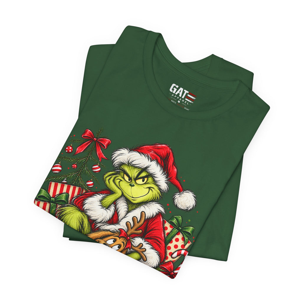 Grinch Christmas Graphic T-Shirt - product mockup view 33