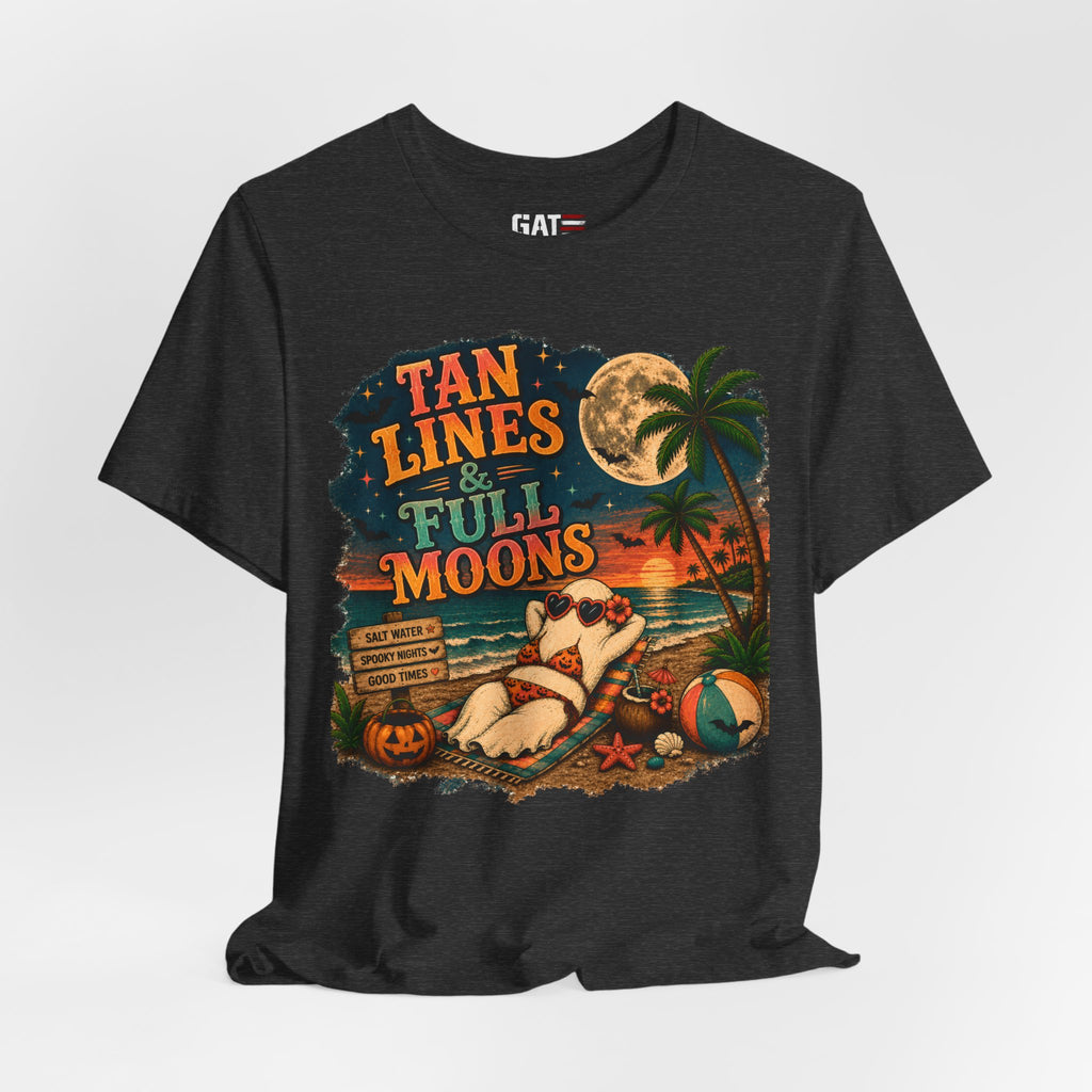 Summerween Shirt, Spooky Beach Shirt, Ghost Beach Tee, Halloween Beach Shirt, Coastal Halloween Tee, Tropical Ghost Shirt