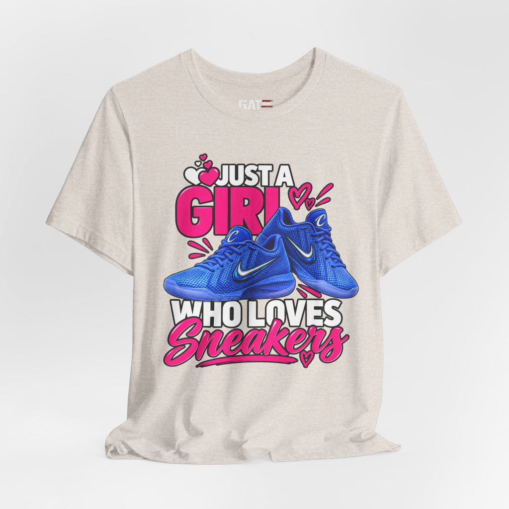Caitlin Clark Caitlin 1s Just a Girl Sneaker Shirt | Style 1